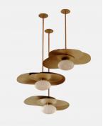 Modern Siyah Tavan Glop Avize