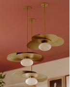 Modern Siyah Tavan Glop Avize