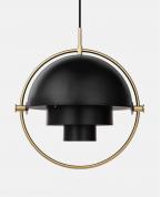 Modern Siyah Halkalı Katmanlı Sarkıt Avize