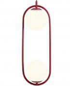 Modern Bordo Elips 2’li Glop Sarkıt Avize