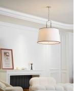 Modern Konik Kumaş Başlıklı Zincirli Sarkıt Avize