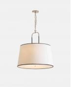 Modern Konik Kumaş Başlıklı Zincirli Sarkıt Avize