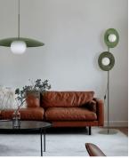 Modern 2’li Renkli Çanak Başlıklı Lambader