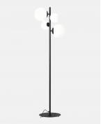 Modern Siyah 6’lı Geometrik Glop Avize