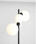 Modern Siyah 6’lı Geometrik Glop Avize