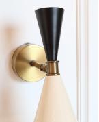 Modern İskandinav Hareketli Mafsallı Çift Konik Aplik