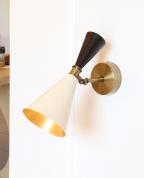 Modern İskandinav Hareketli Mafsallı Çift Konik Aplik