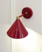 Retro Bordo Konik Tasarım Aplik