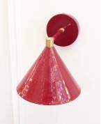 Retro Bordo Konik Tasarım Aplik