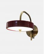 Retro Bordo Disk Tasarım Aplik