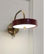 Retro Bordo Disk Tasarım Aplik