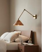 Hareketli Kollu Rustik Hasır Aplik