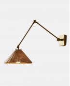 Hareketli Kollu Rustik Hasır Aplik