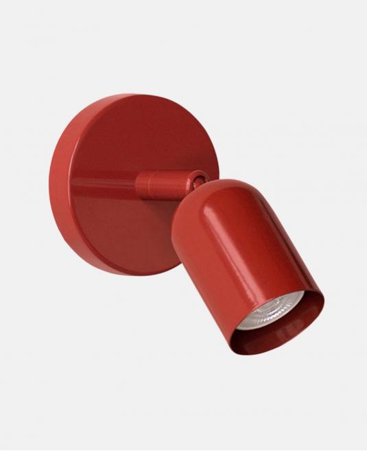 Retro Modern Ayarlanabilir Spot Aplik - Kiremit Kırmızısı
