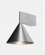 Modern Minimalist Konik Metal Aplik - Fırçalanmış Gümüş Modern Minimalist Konik Metal Aplik - Fırçalanmış Gümüş
