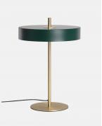 Zümrüt Yeşili ve Pirinç Tasarım Masa Lambası