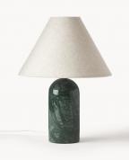 Doğal Yeşil Mermer Tabanlı Klasik Masa Lambası