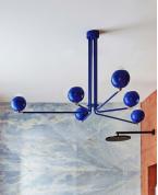 Modern Altın Pirinç ve metal top başlıklı Avize