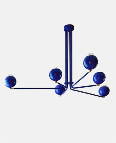 Modern Altın Pirinç ve metal top başlıklı Avize